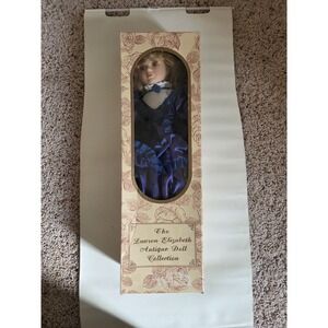 MINT! Vintage The Lauren Elizabeth Antique Doll Collection Porcelain Doll